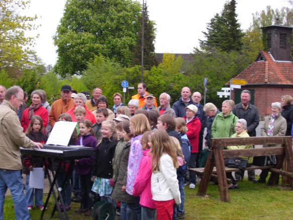 Unsere Kleinsten singen tchtig